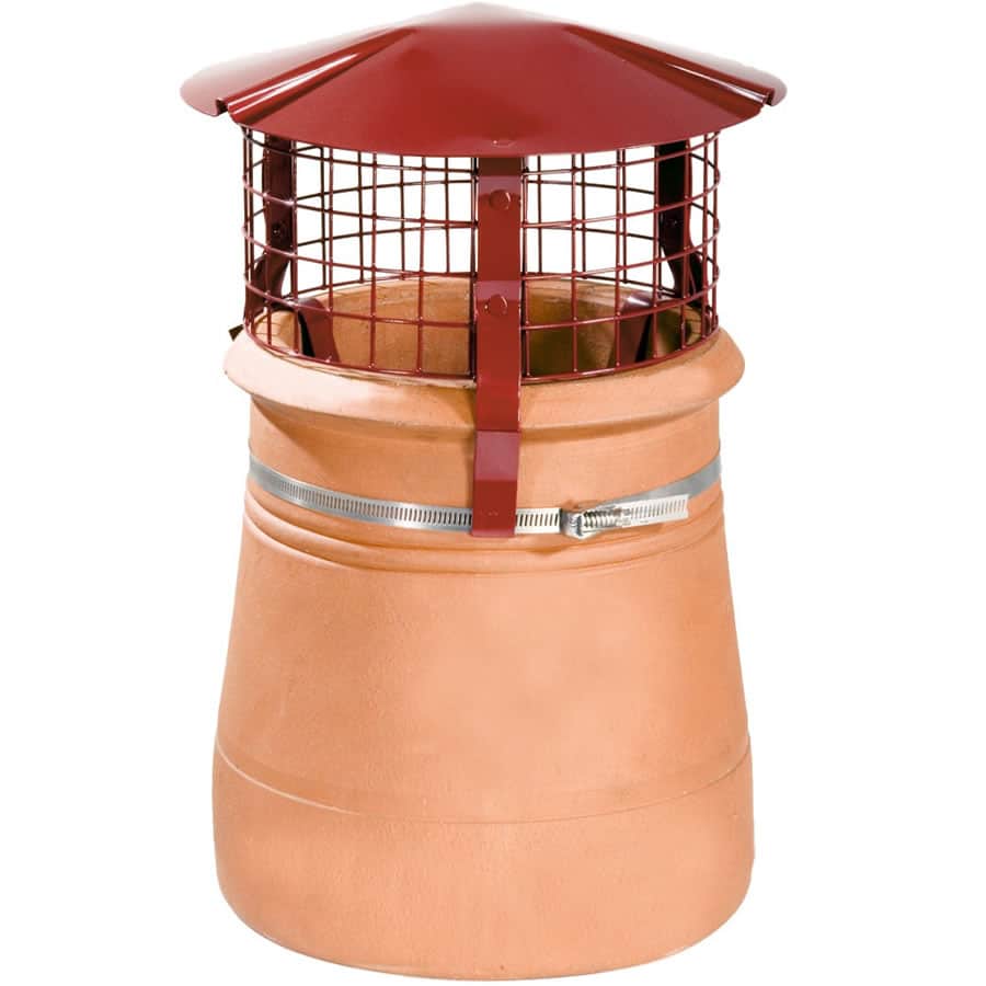 Brewer Chimney Cowl Bird and Rain Guard - High Top