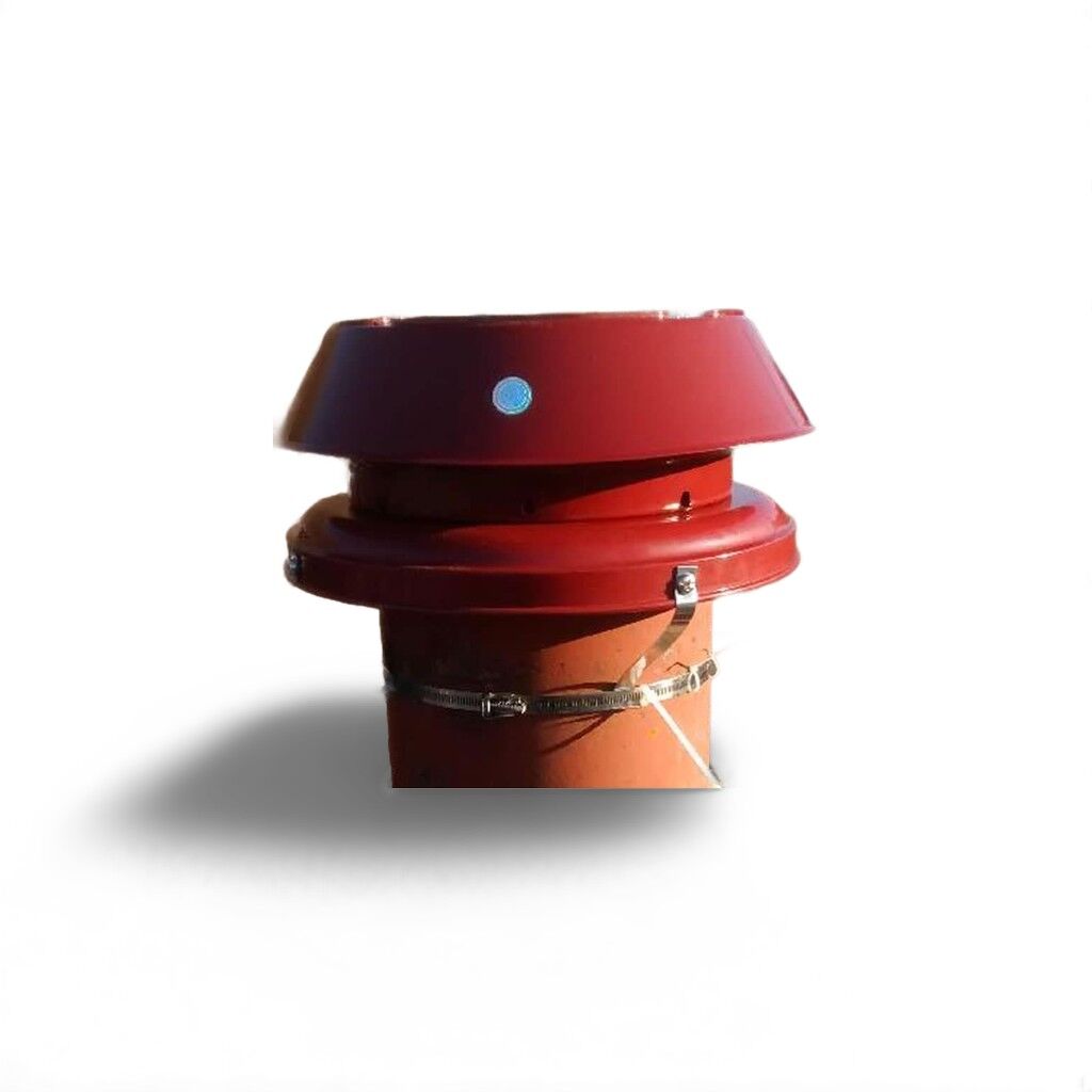Chimney Cowl and Large Size Adapter Plate